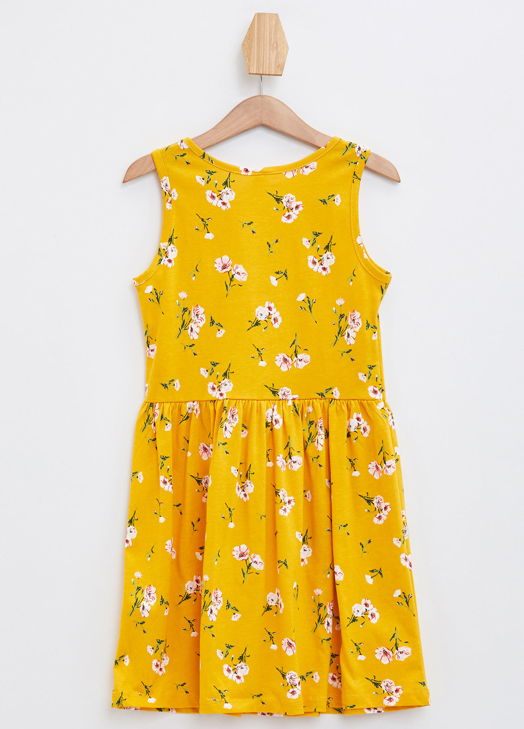 Жовтий кежуал сукня DeFacto