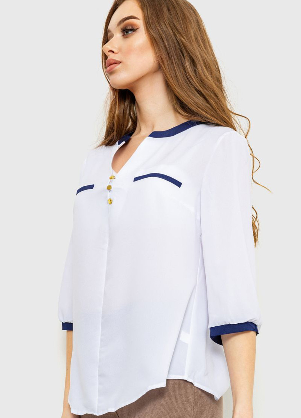 Белая летняя блуза Ager