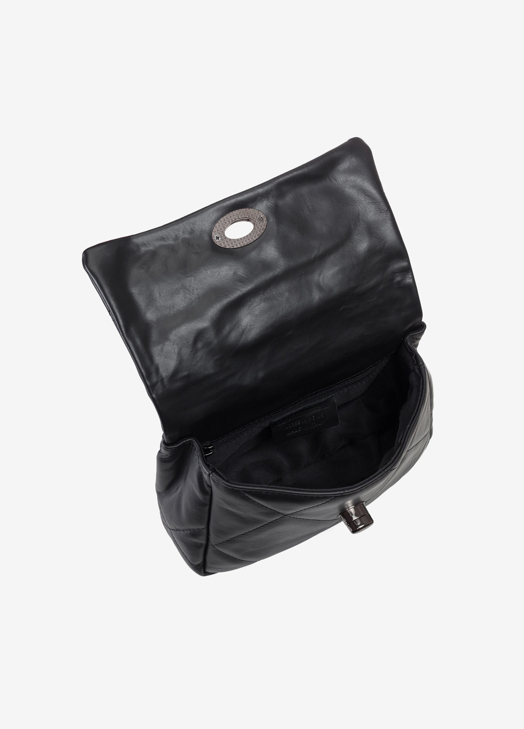 Сумка жіноча шкіряна на ланцюжку крос-боді середня Сrossbody Nappa Regina Notte (253109009)