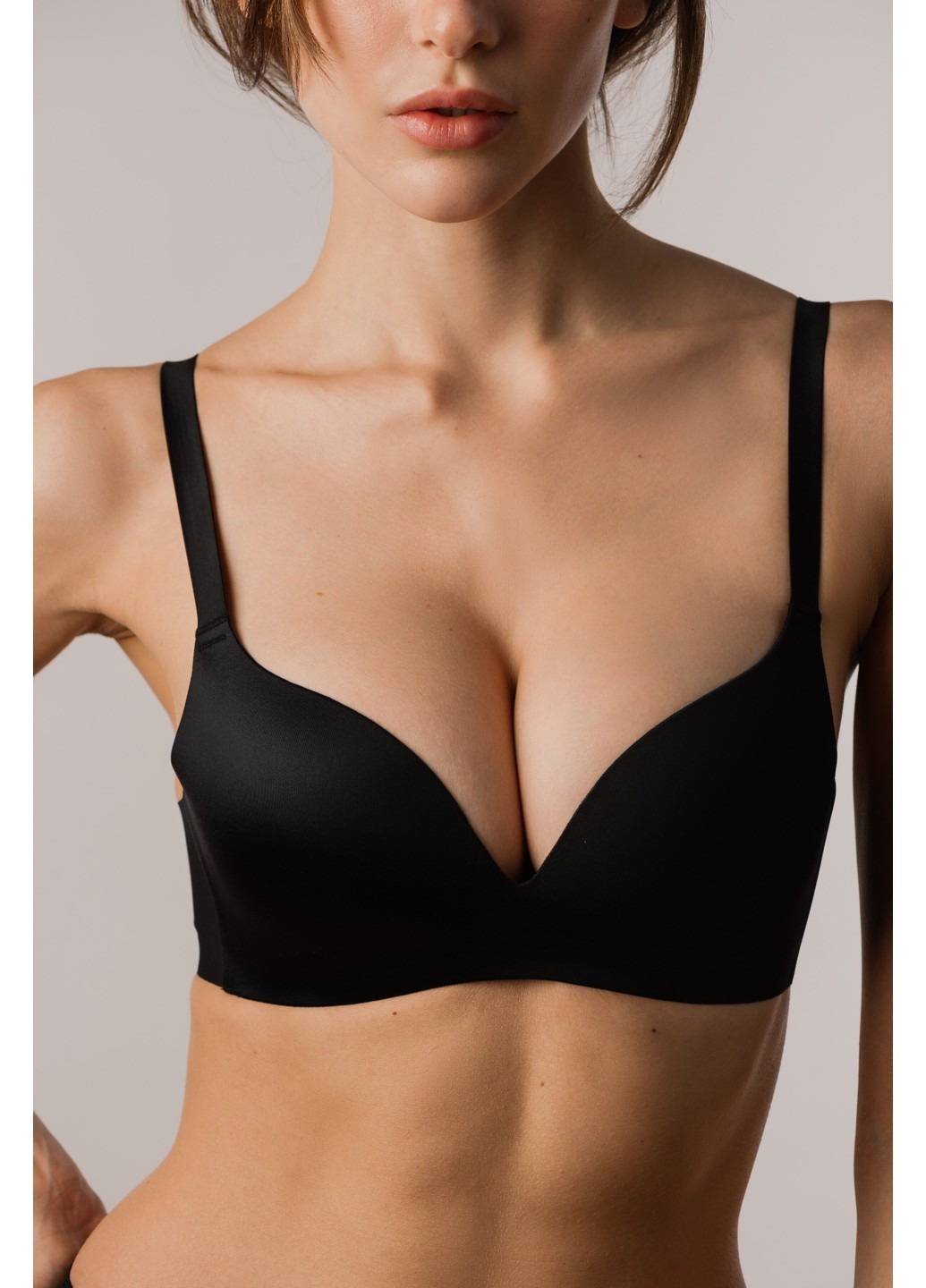 Чорний бюстгальтер без push-up чорний marita l1520a Luna