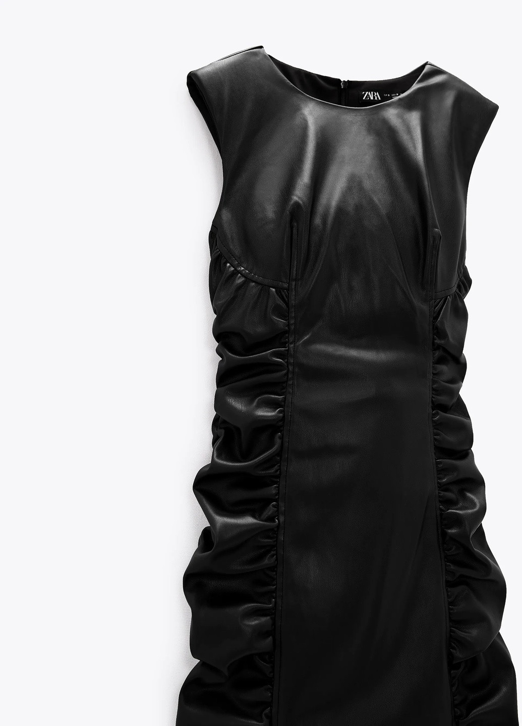 Чорна кежуал плаття, сукня Zara однотонна