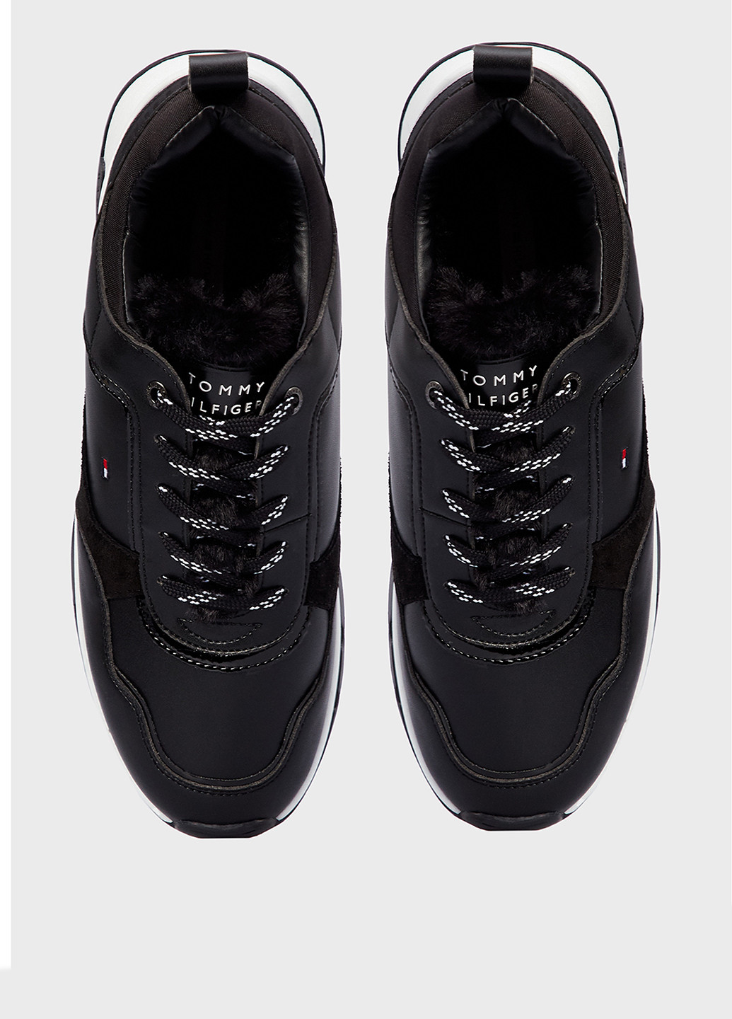 Черные демисезонные кроссовки Tommy Hilfiger