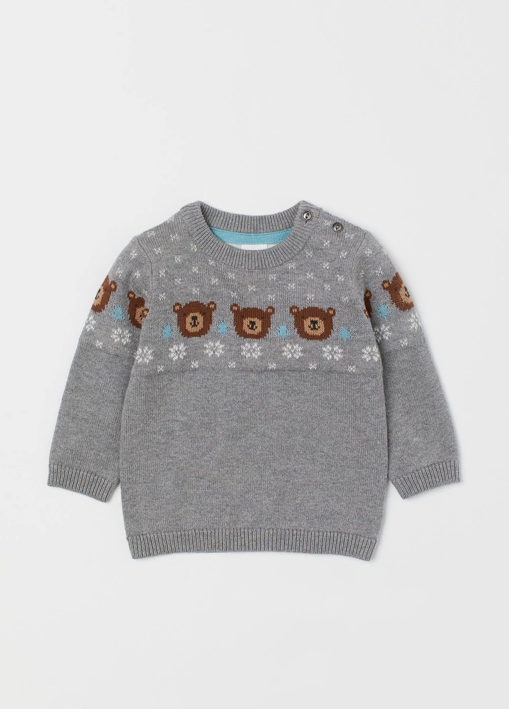 Сірий демісезонний джемпер H&M