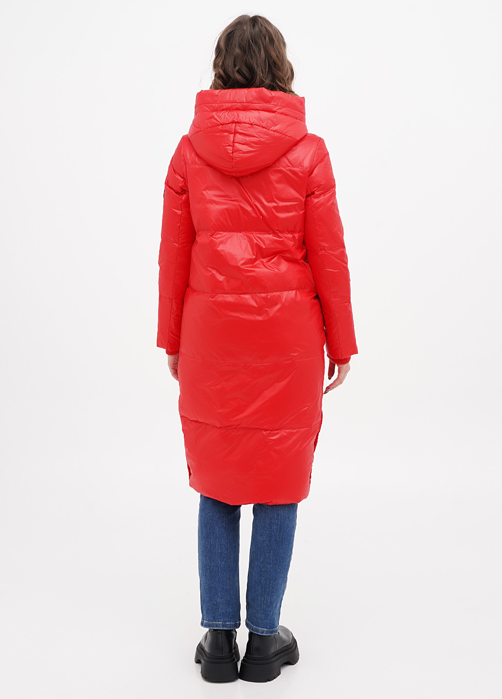 Красный зимний Пуховик Vivilona