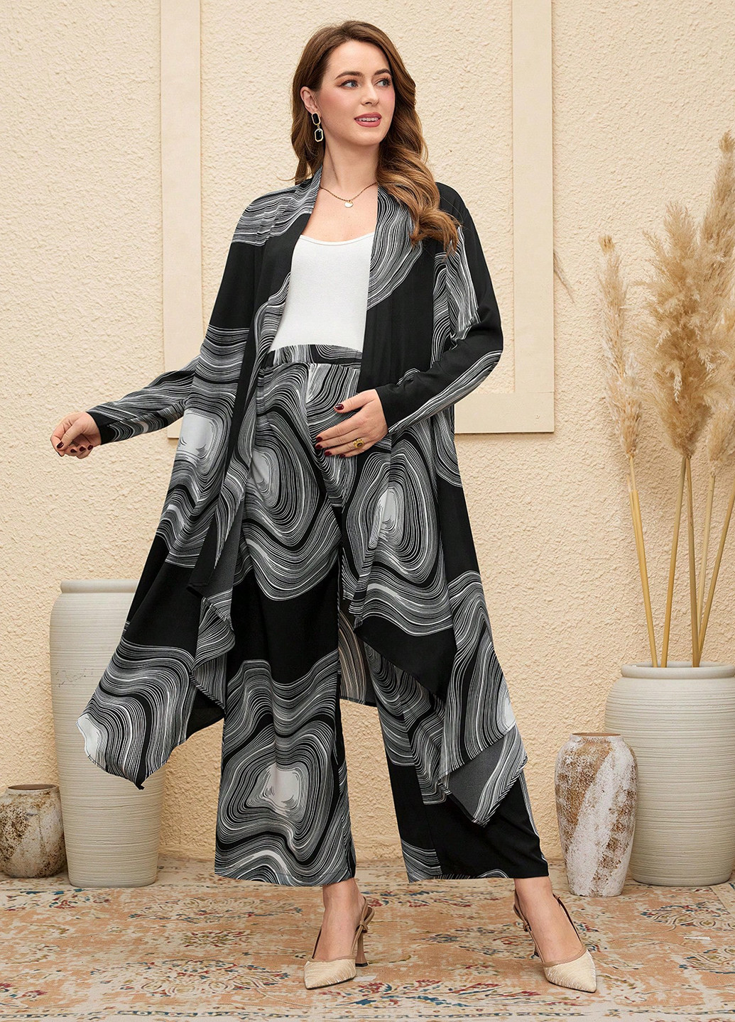 Костюм (кардиган, брюки) для беременных SHEIN (367042255)