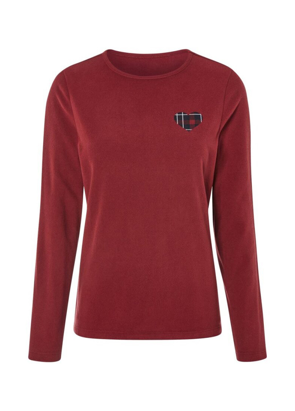 Бордовая зимняя пижама (лонгслив, брюки) Esmara