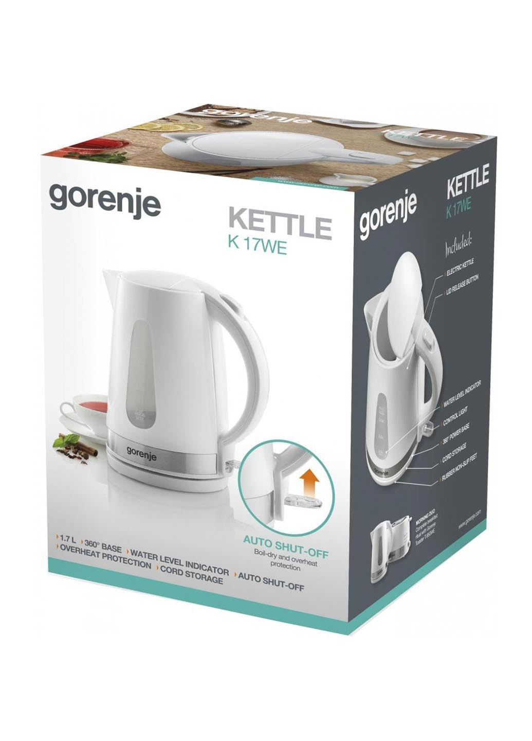 Электрочайник K17WE Gorenje (239500063)