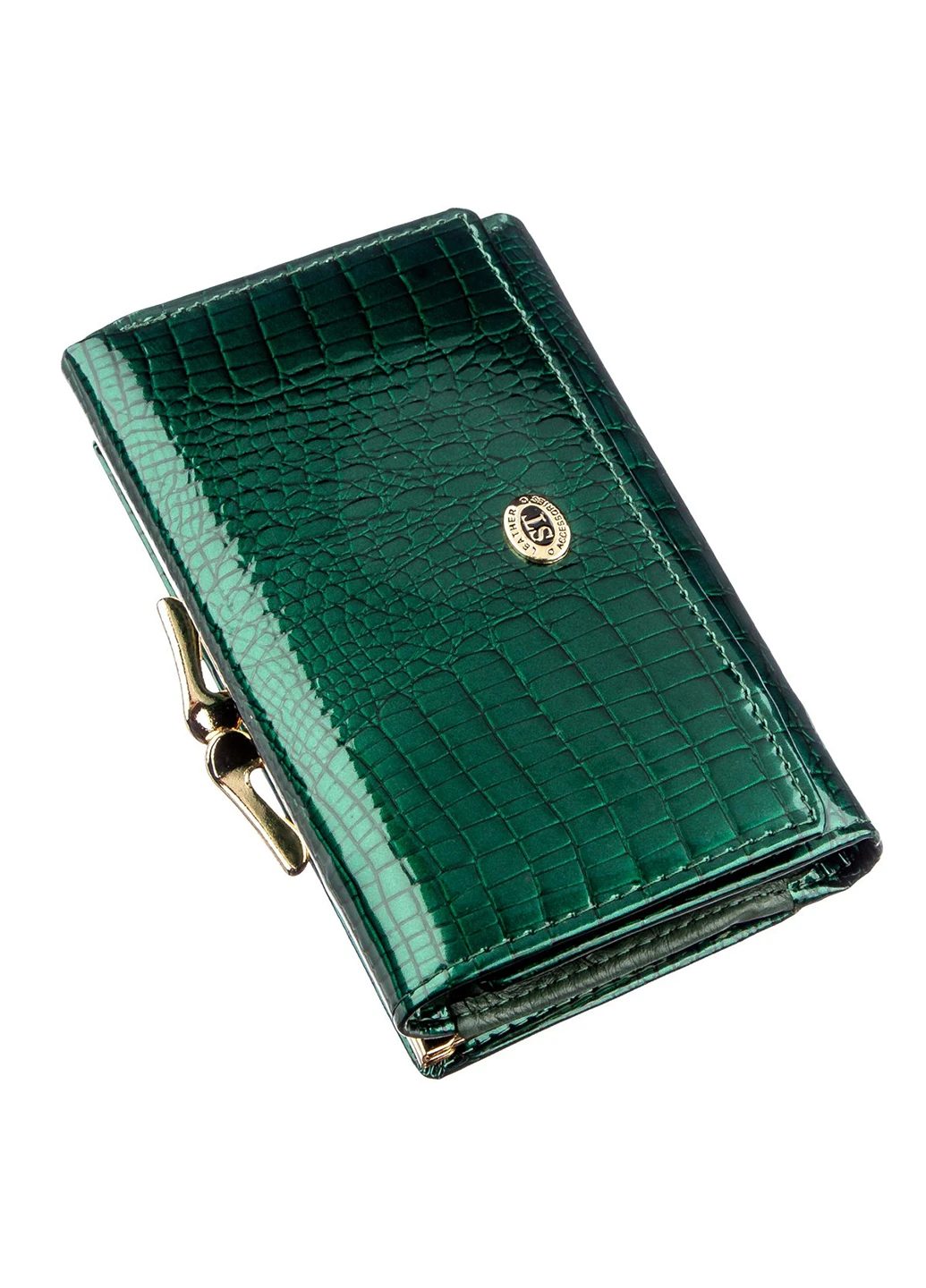 Жіночий шкіряний гаманець 13х8 см st leather (252131577)