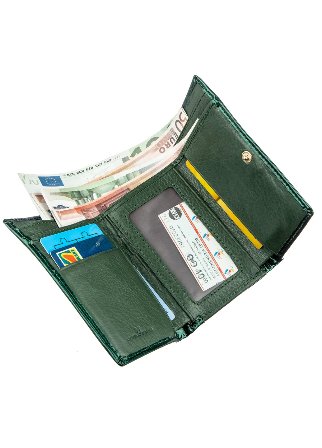 Жіночий шкіряний гаманець 13х8 см st leather (252131577)