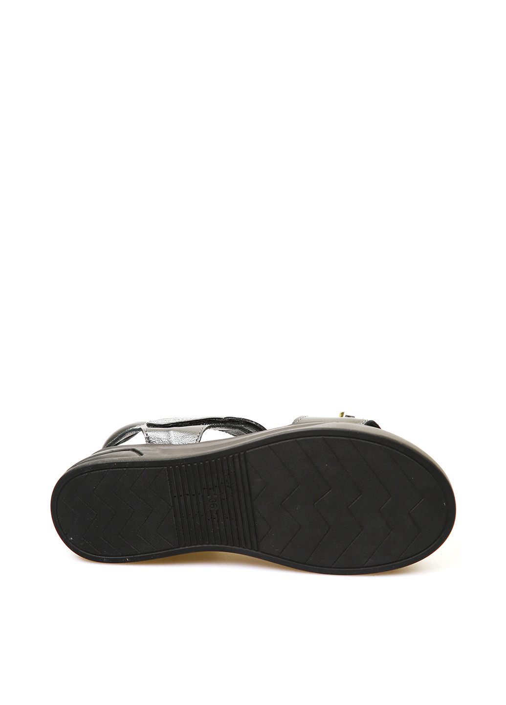 Темно-серые босоножки Lonza на липучке с камнями