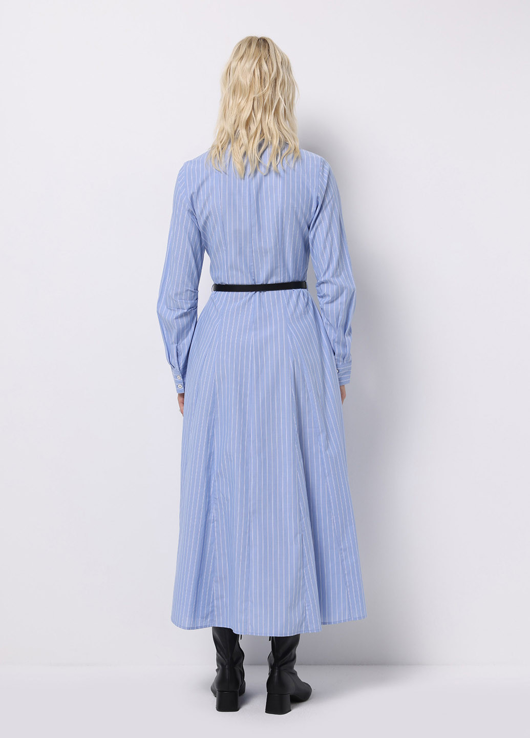 Блакитна кежуал сукня сукня-сорочка Colin's в смужку