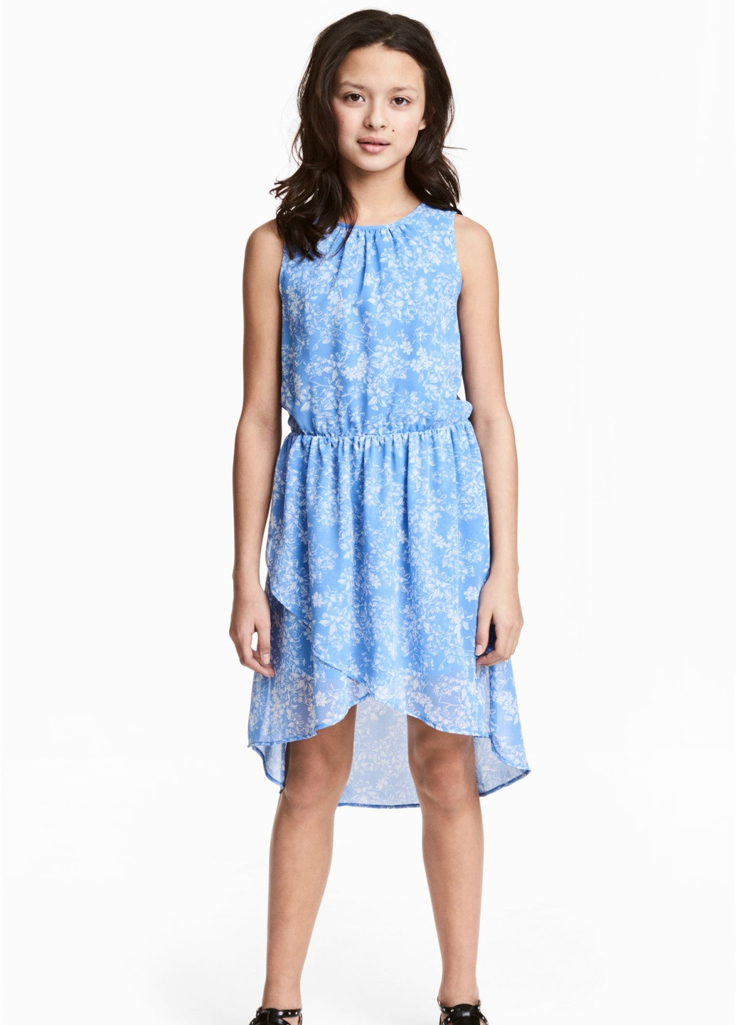 Голубое платье H&M (251846417)