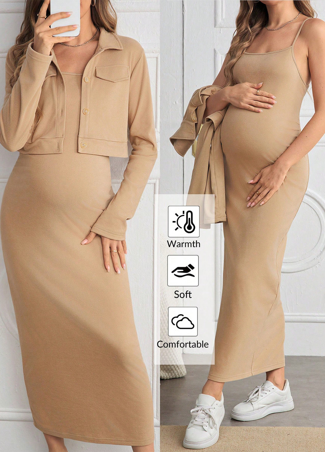 Костюм для беременных (жакет, платье) SHEIN (338626886)