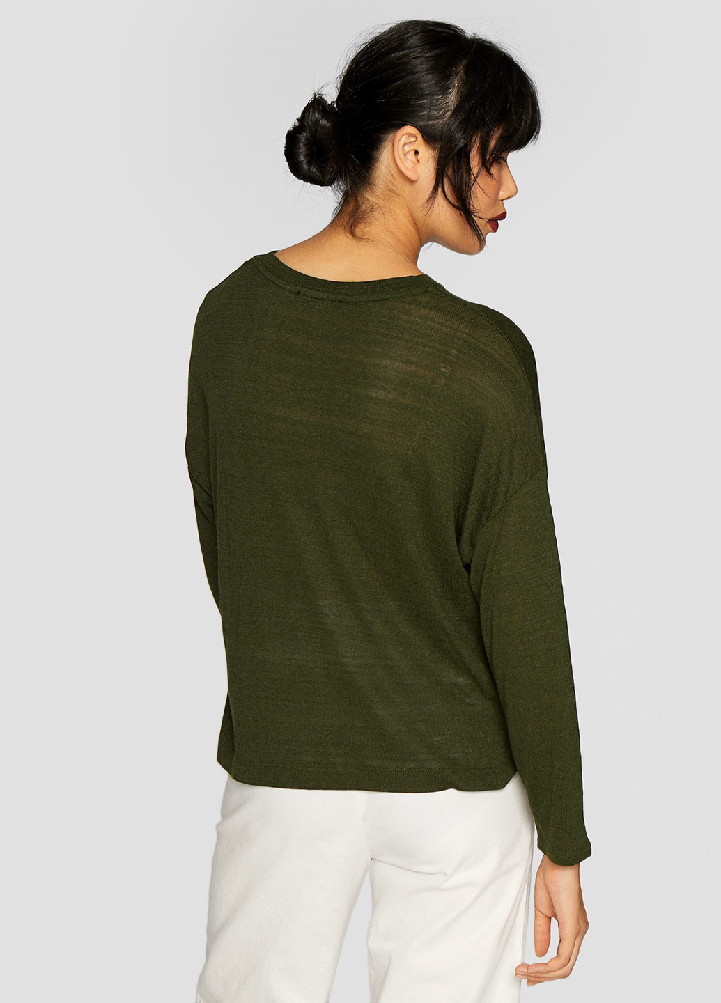 Темно-зеленый демисезонный джемпер джемпер Stradivarius