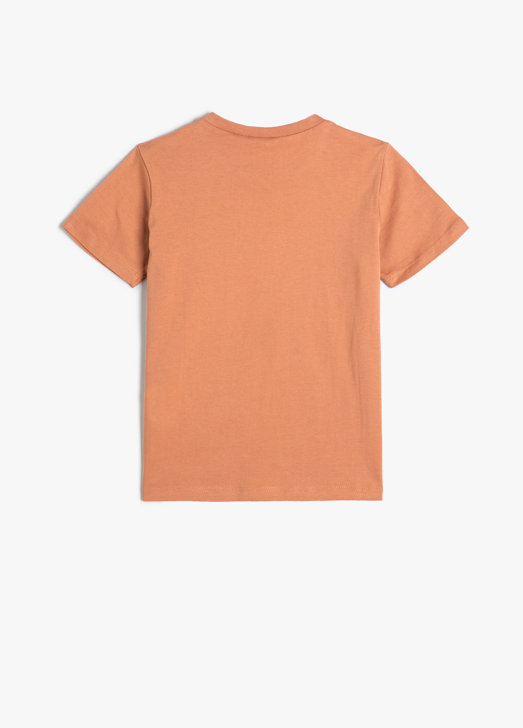 Оранжевая летняя футболка KOTON