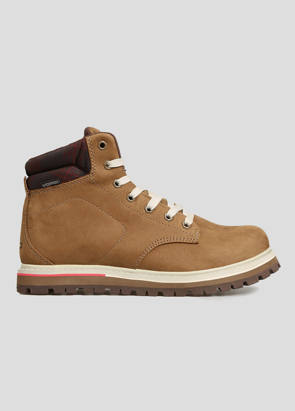 Осенние коричневые кожаные ботинки dorado wmn lifestyle shoes wp CMP