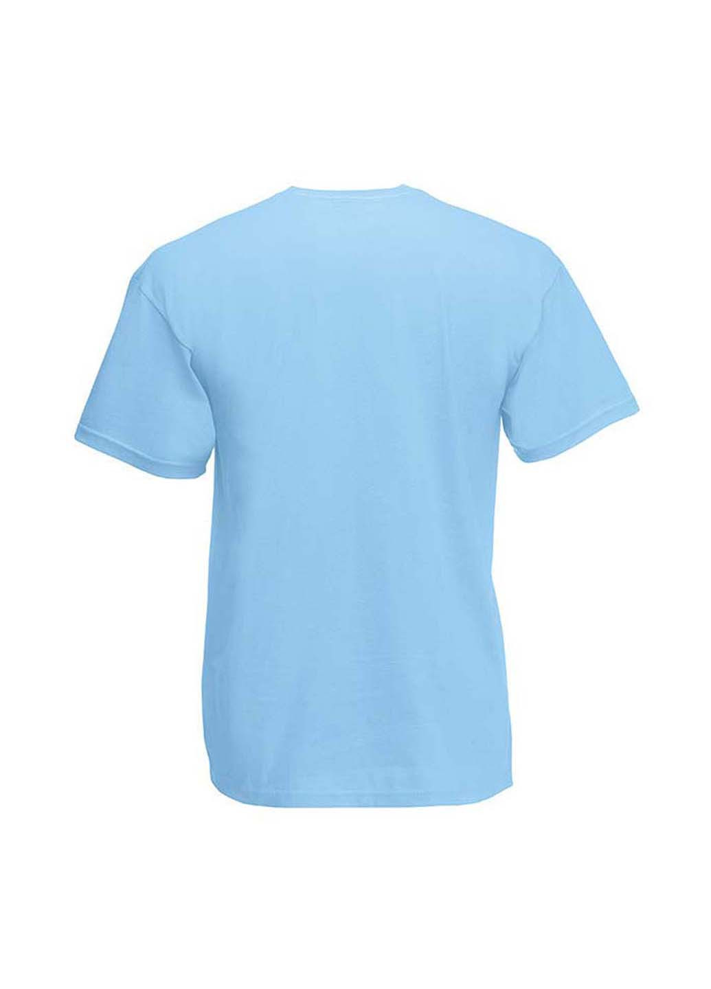 Блакитна демісезонна футболка Fruit of the Loom D0610190YT164