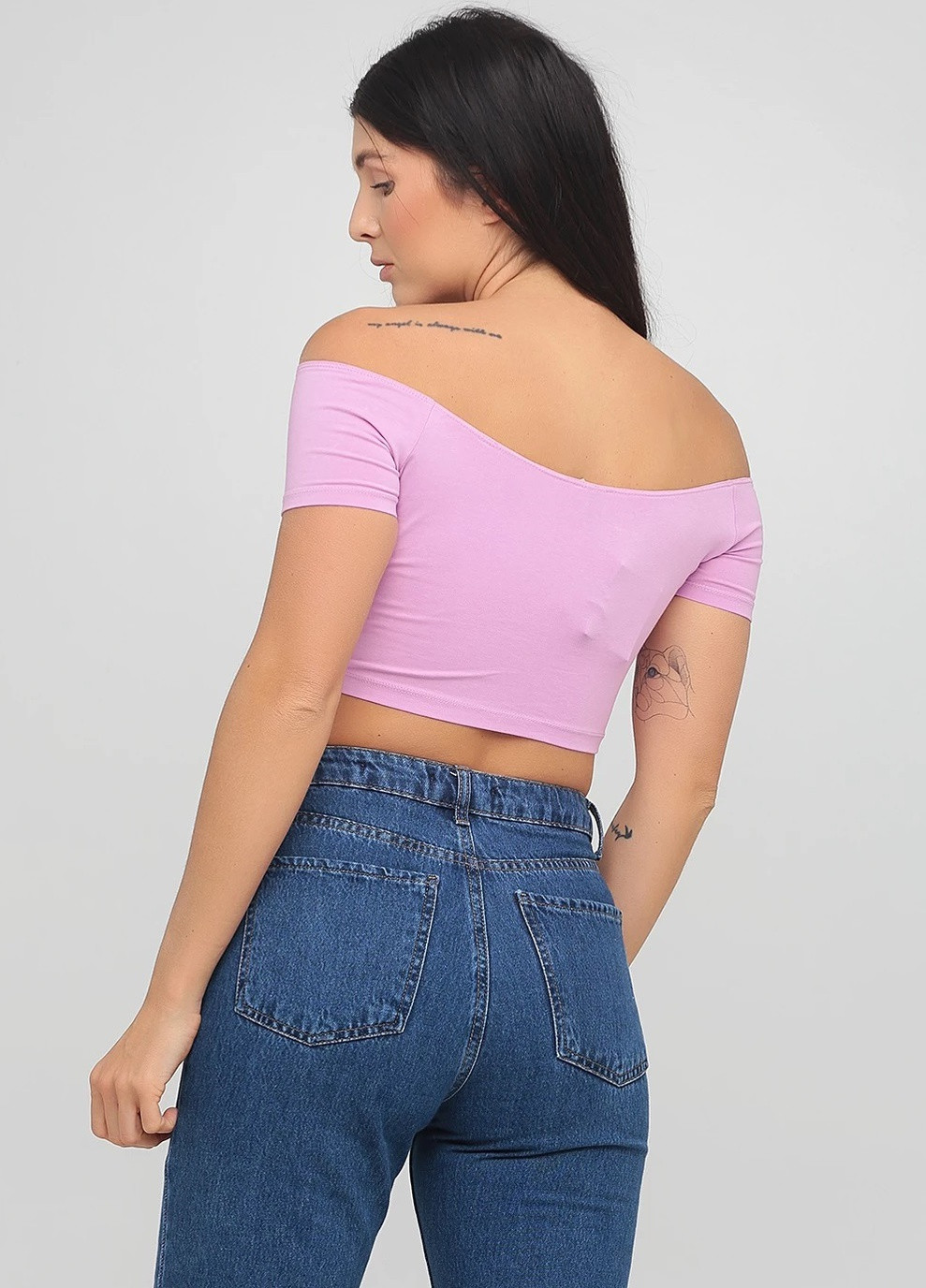 Топ однотонный кэжуал Asos (253506404)