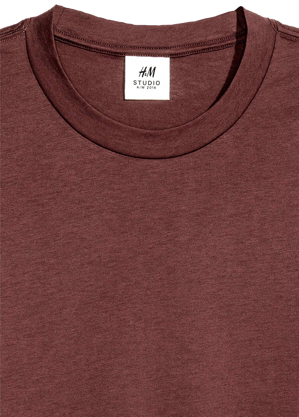 Коричневая летняя футболка H&M