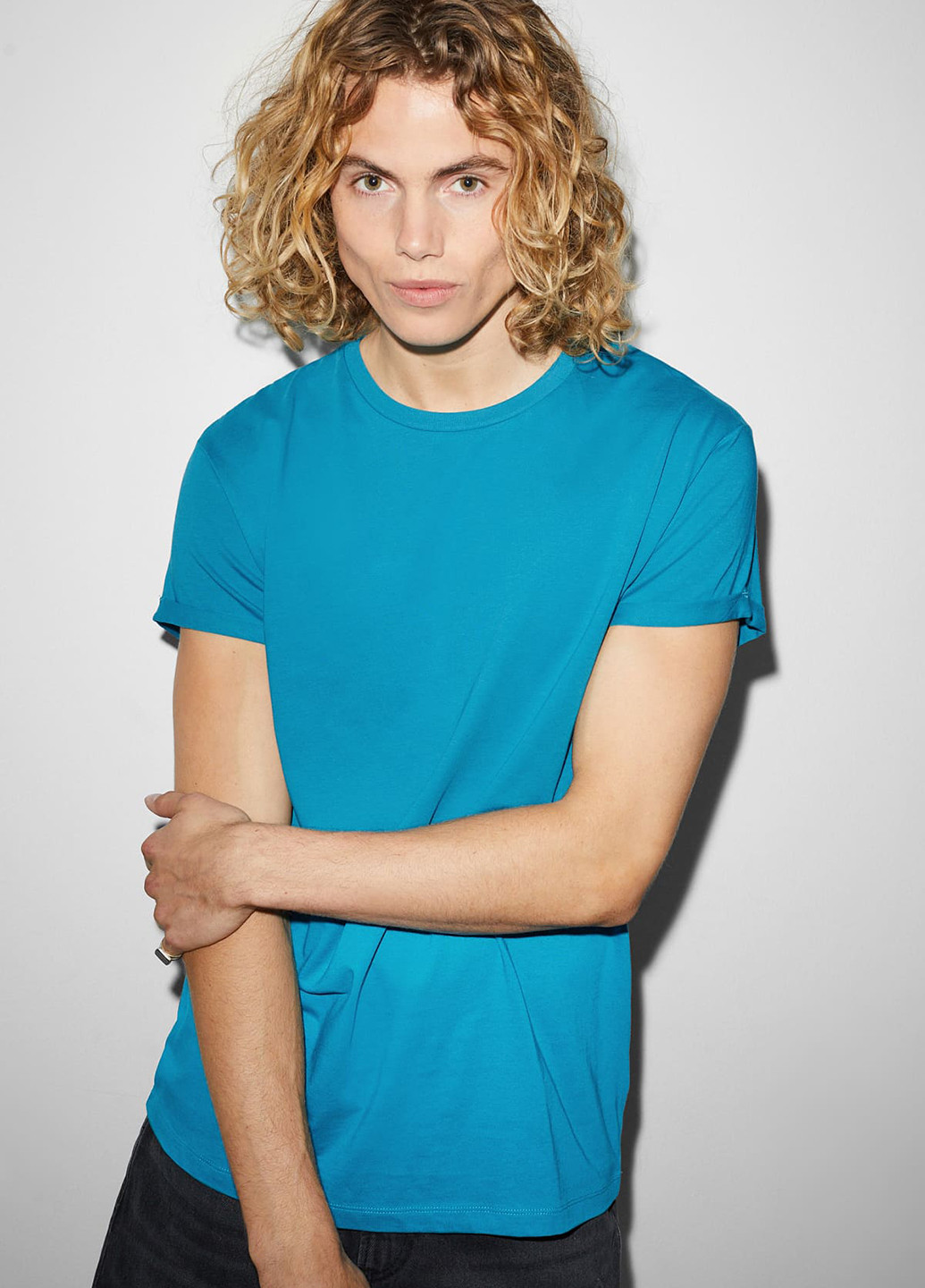 Бирюзовая футболка C&A