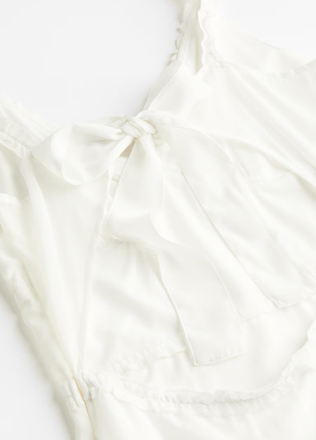 Білий кежуал сукня H&M однотонна