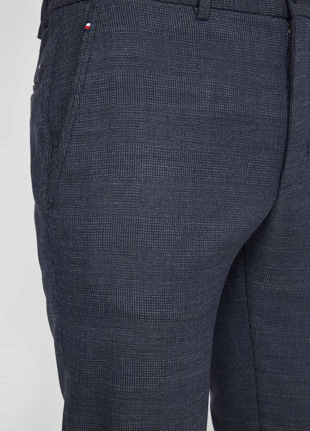 Темно-синие кэжуал демисезонные чиносы, классические брюки Tommy Hilfiger