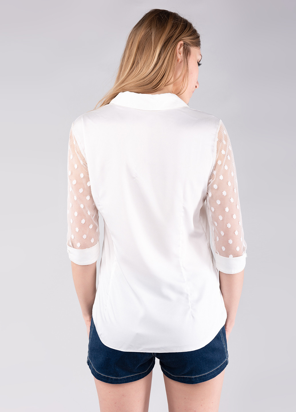 Белая летняя блуза с коротким рукавом Zara