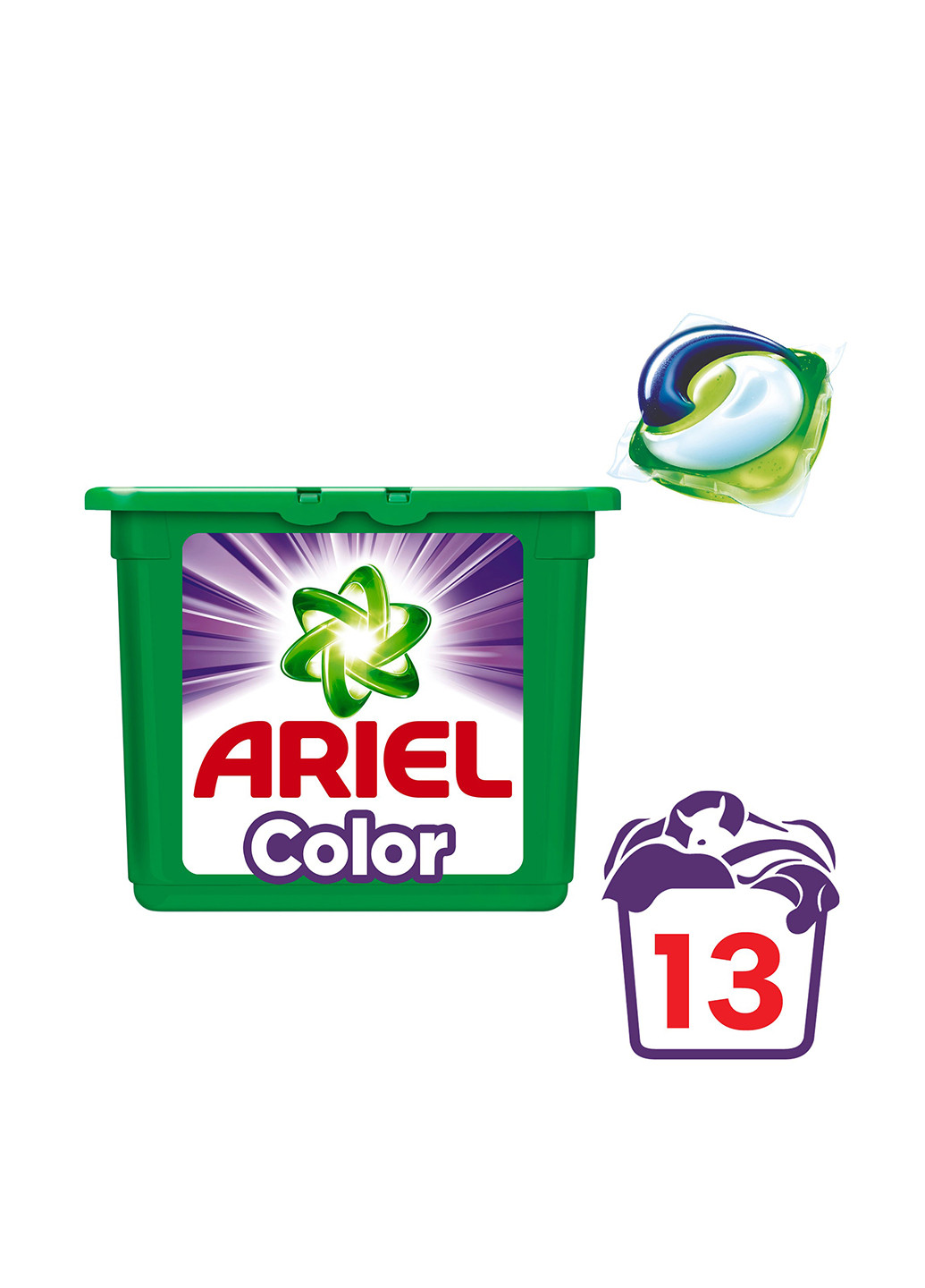 Капсулы 3 в 1 Color (13 шт.) Ariel (122663431)