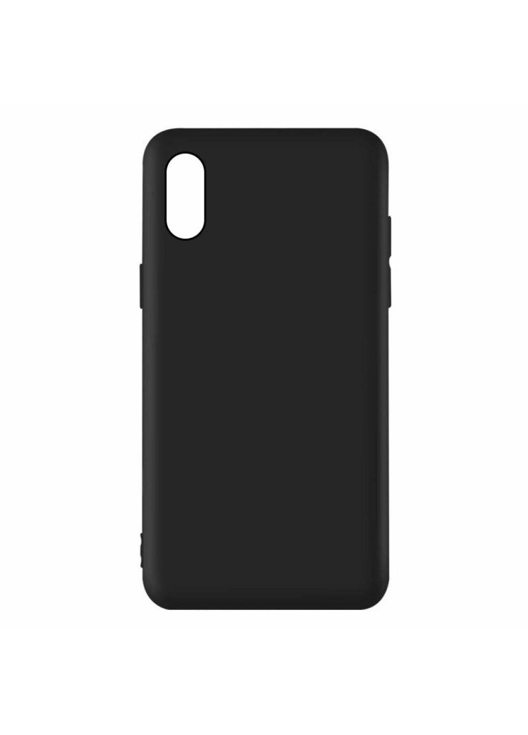 Чехол для мобильного телефона Matte Slim Fit для Apple iPhone XS Black (ARM53926) ArmorStandart (252571727)
