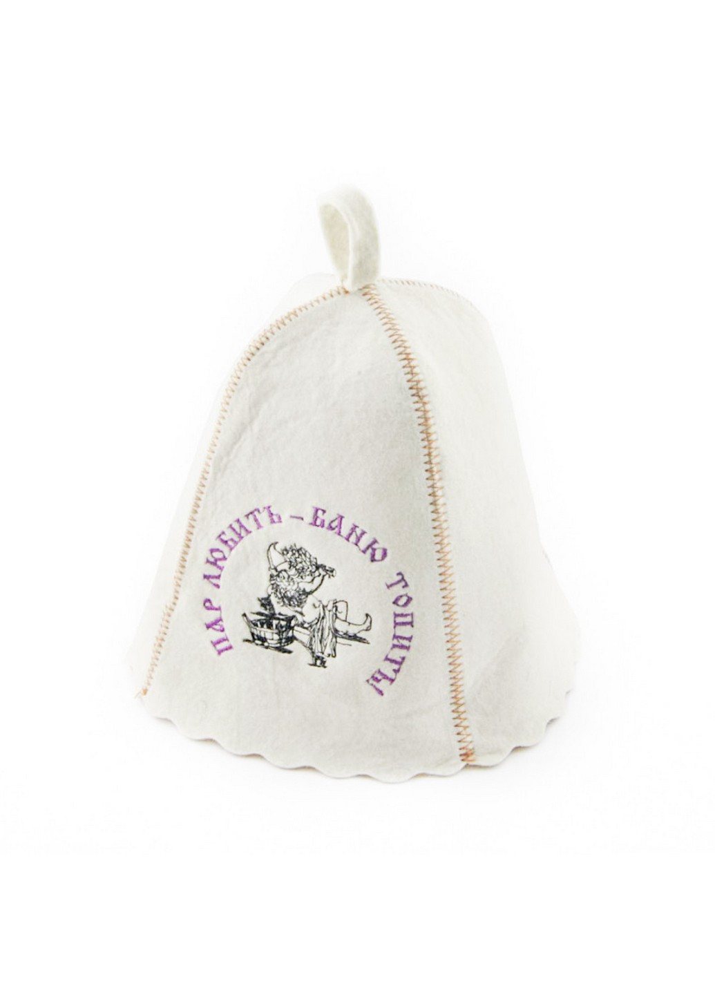 Шапка для бани "Пар любить баню топить" Luxyart (206831775)