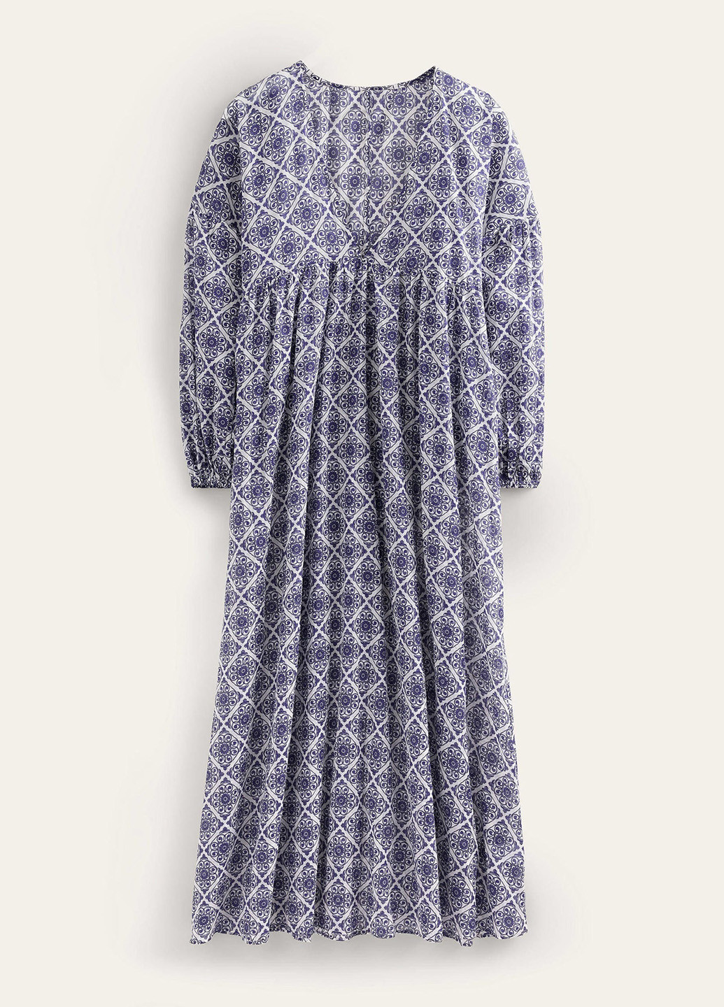 Серое кэжуал платье оверсайз Boden с абстрактным узором