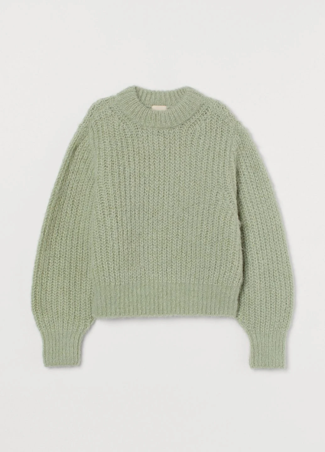 Світло-зелений зимовий джемпер H&M