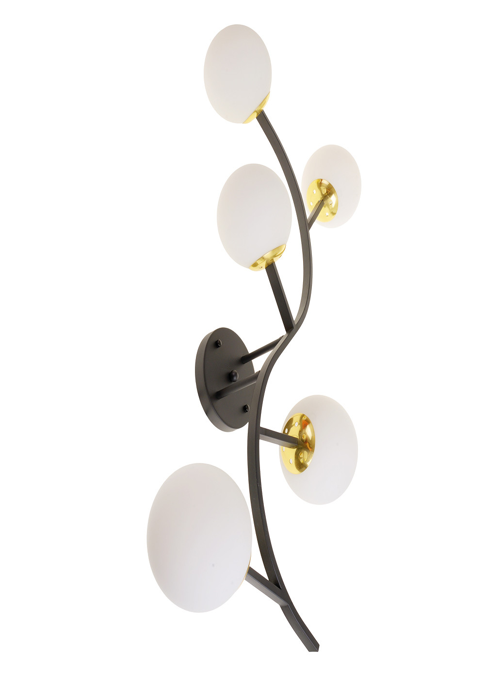 Потолочная люстра BR-01 644C/5 E27 BK/WH Brille (251891808)