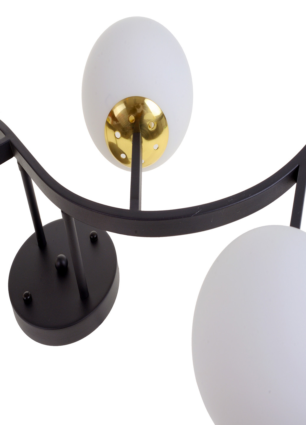 Потолочная люстра BR-01 644C/5 E27 BK/WH Brille (251891808)