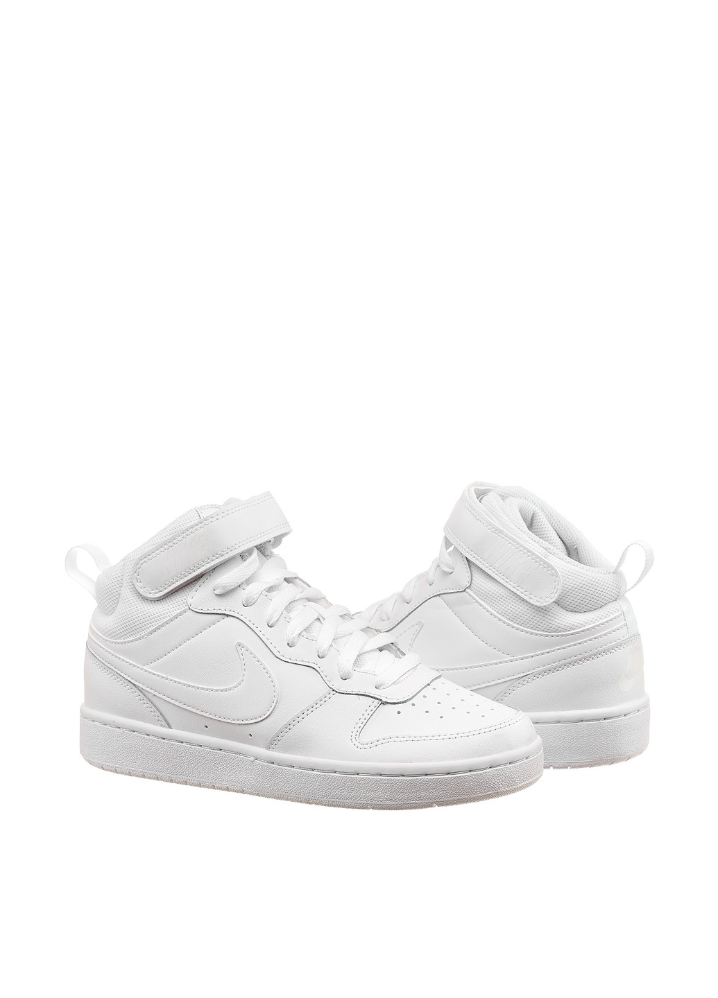 Белые демисезонные кроссовки cd7782-100_2024 Nike COURT BOROUGH MID 2 Gs