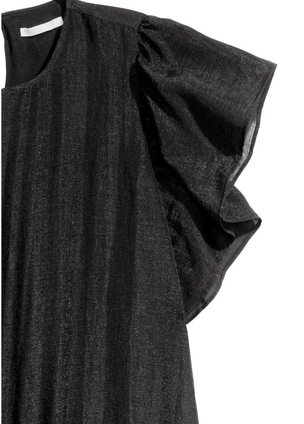 Чорна кежуал сукня H&M однотонна