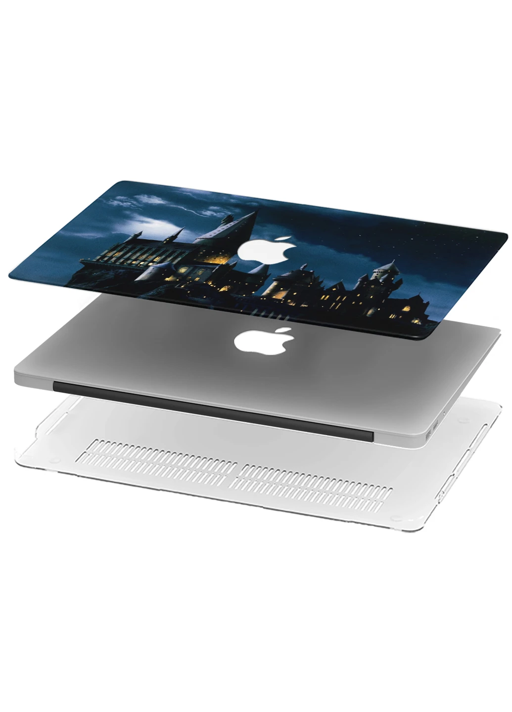 Чехол пластиковый для Apple MacBook Pro 13 A1706/A1708/A1989/A2159/A1988 Гарри Поттер Школа Хогвартс (9648-2318) MobiPrint (218988072)