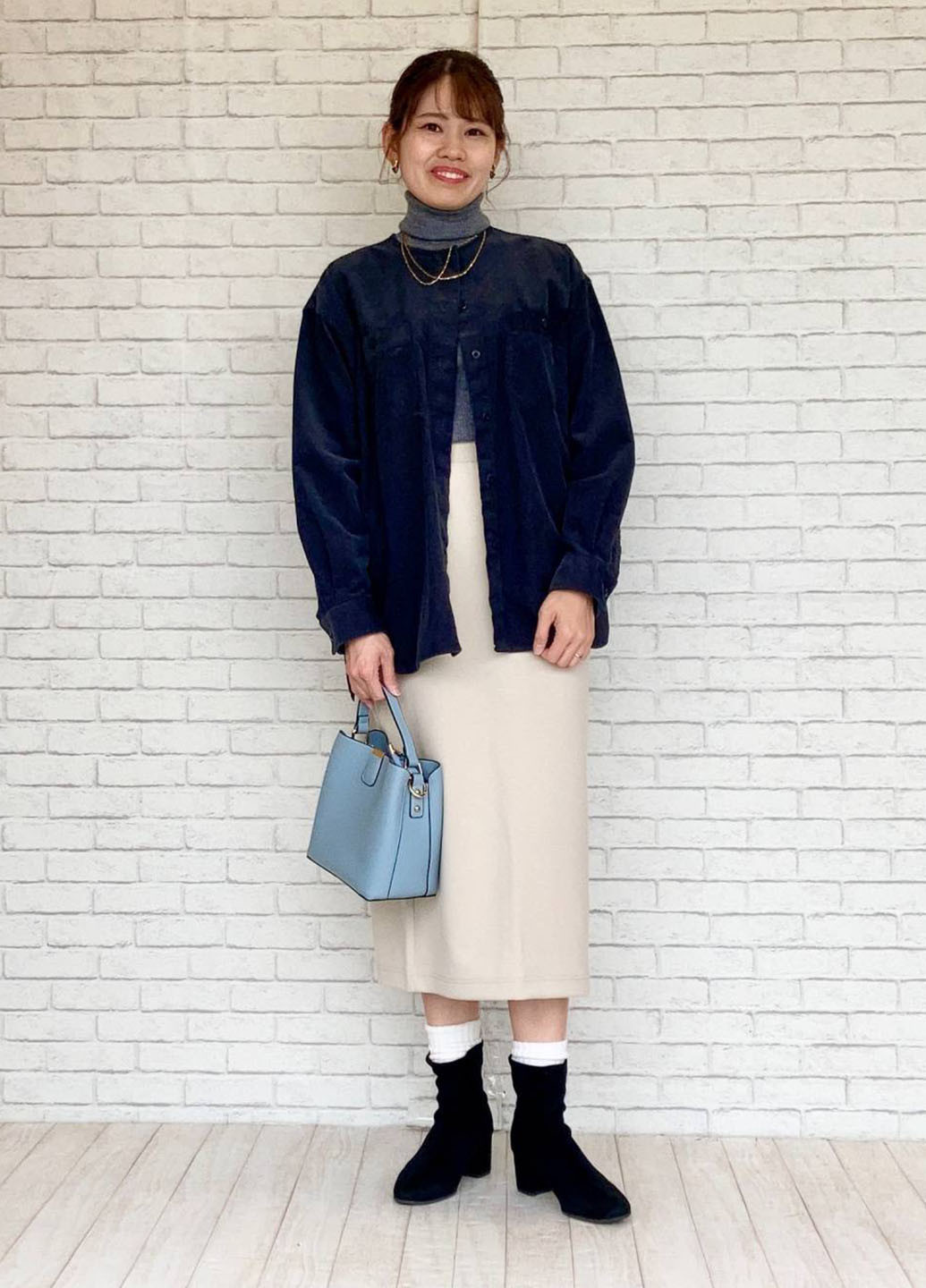 Синяя демисезонная куртка Uniqlo