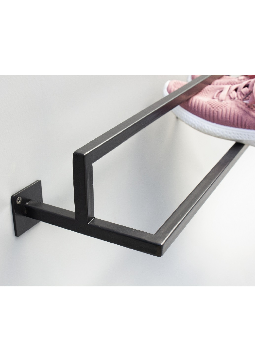 Настінна полиця підставка органайзер стелаж для взуття з металу 85х16х9 см (65114-Нов) Francesco Marconi (251226737)