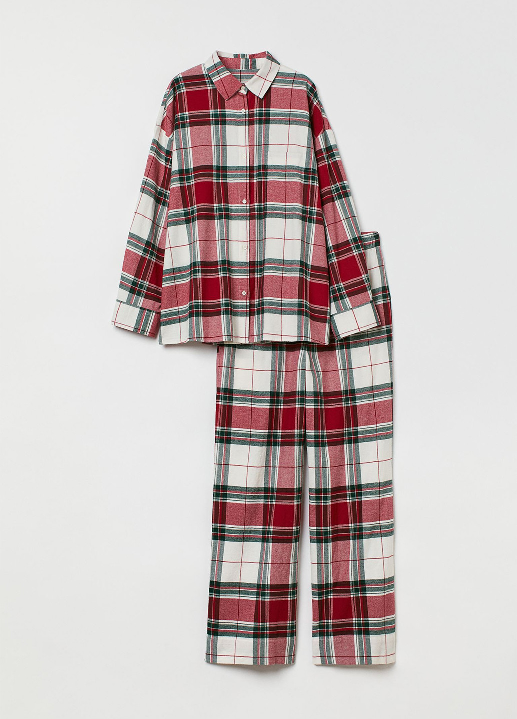 Комбинированная всесезон пижама (рубашка, брюки) рубашка + брюки H&M