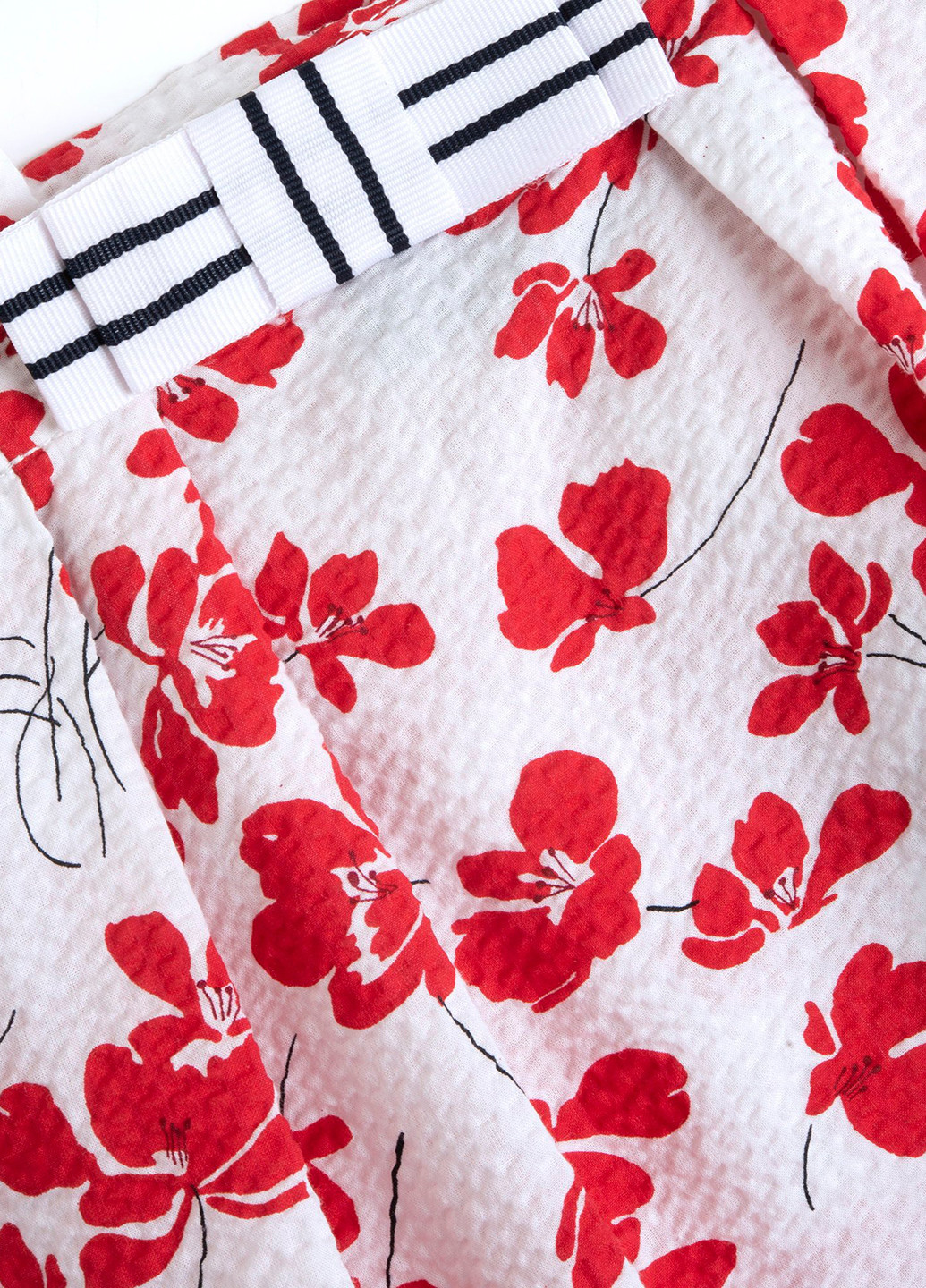 Белая кэжуал цветочной расцветки юбка Chicco клешированная