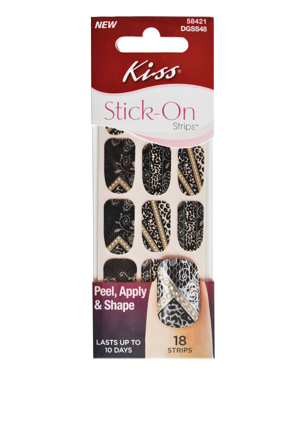Набор стикеров для ногтей "Сатин", 18 шт. Kiss (16996768)