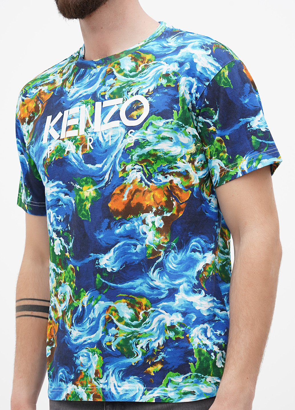 Блакитна футболка Kenzo