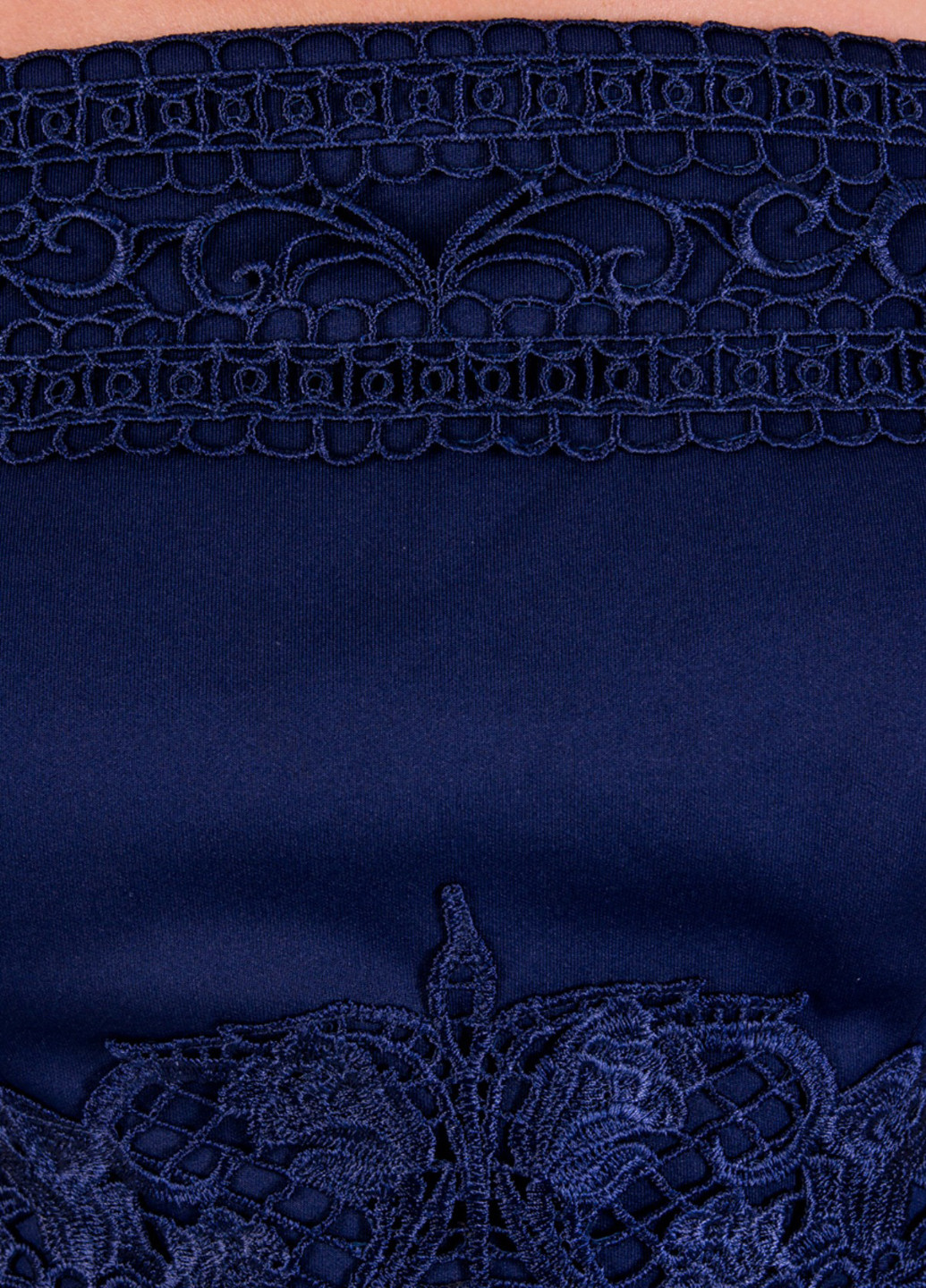 Темно-синя вечірня плаття, сукня на запах, з відкритими плечима Lipsy однотонна