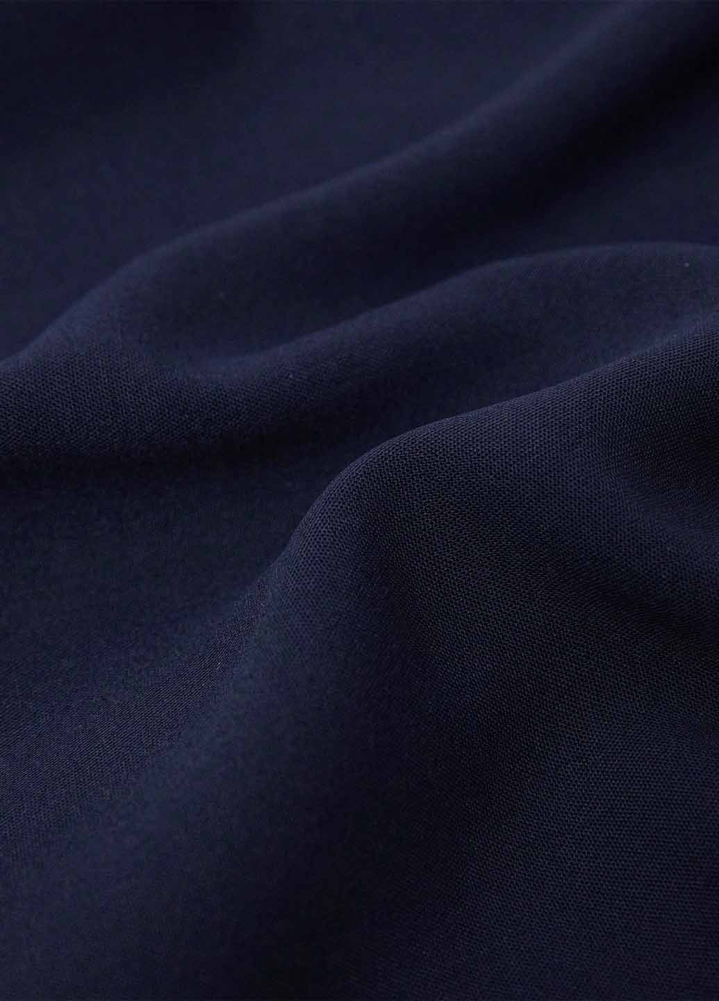 Темно-синя кежуал сукня SHEIN однотонна