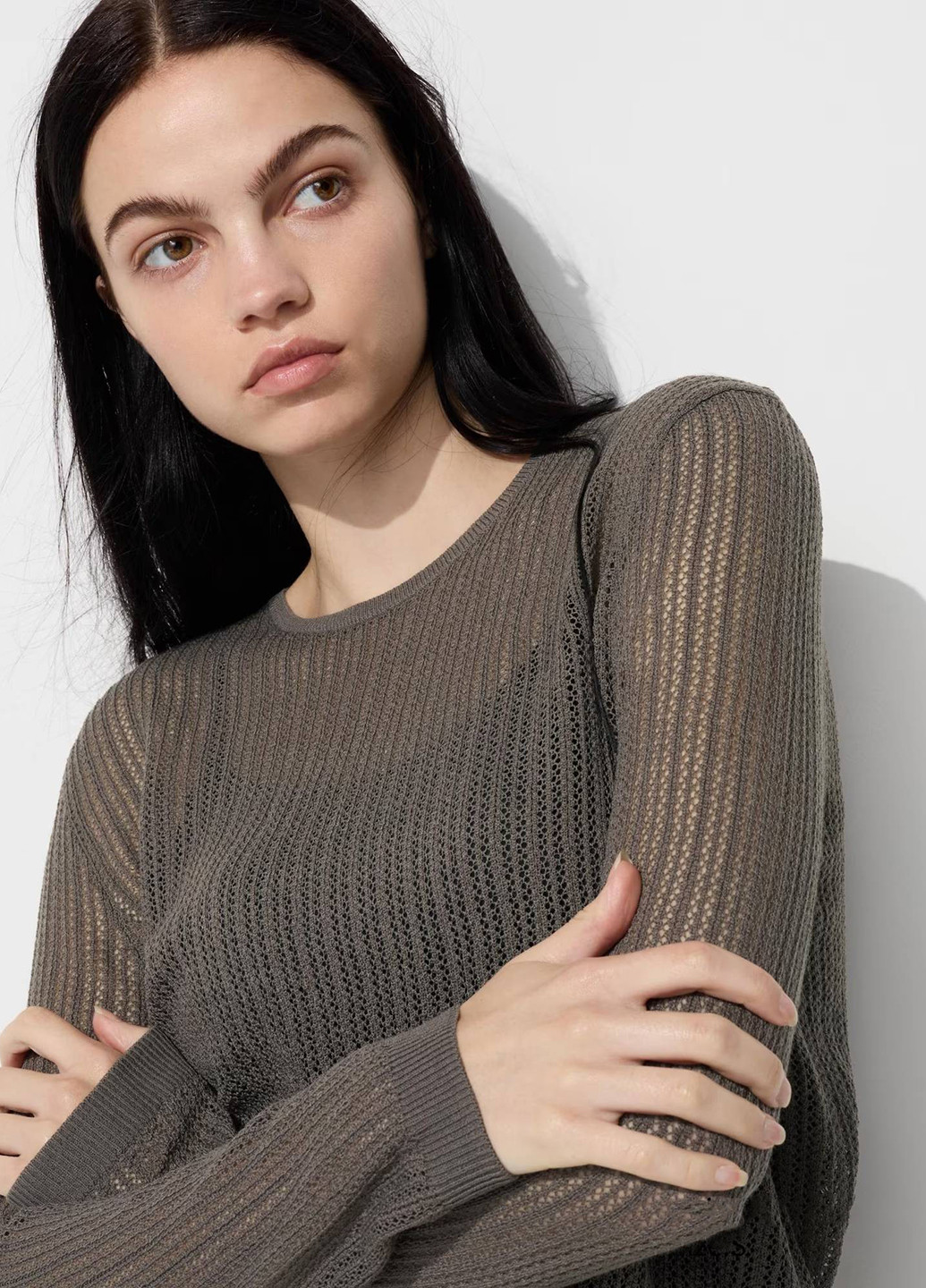 Темно-серый демисезонный джемпер джемпер Uniqlo