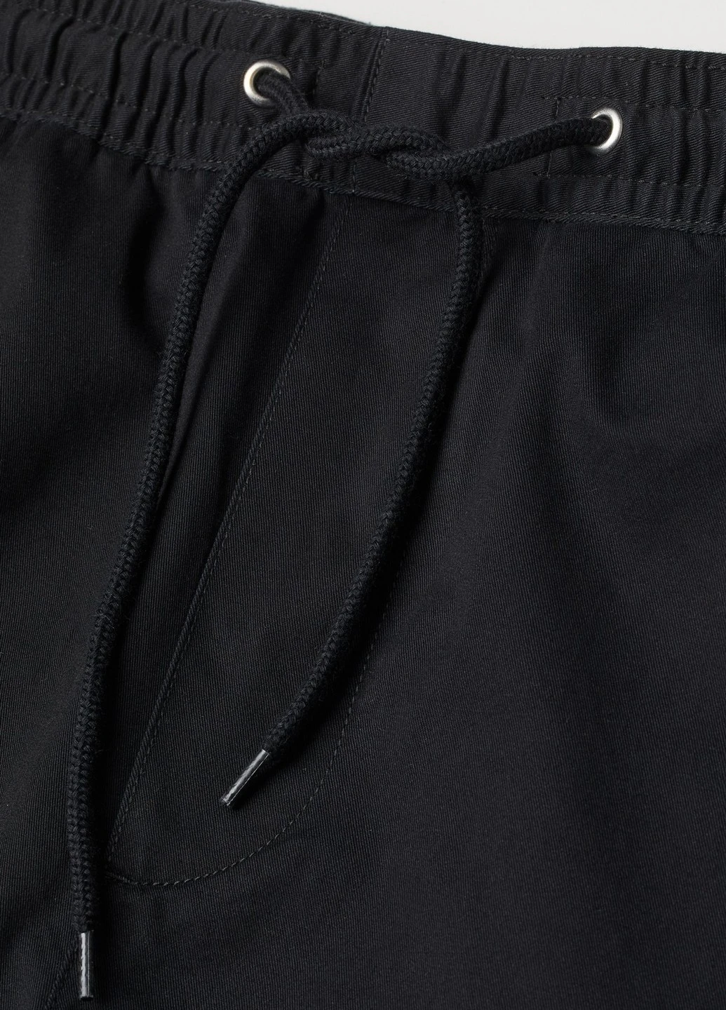 Черные демисезонные брюки H&M