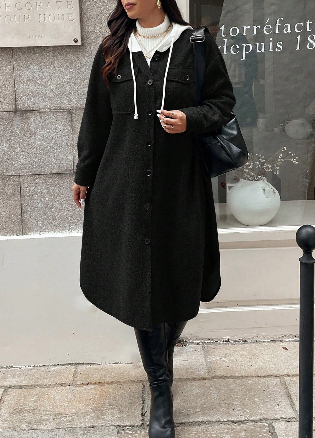 Куртка-сорочка SHEIN (342063599)