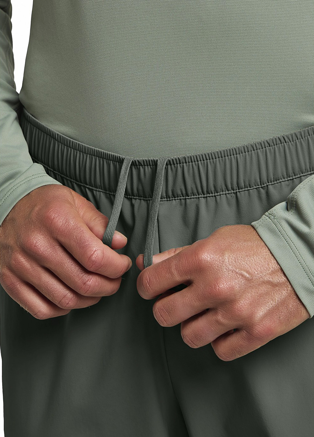 Хаки кэжуал, спортивные летние зауженные брюки Jack Wolfskin