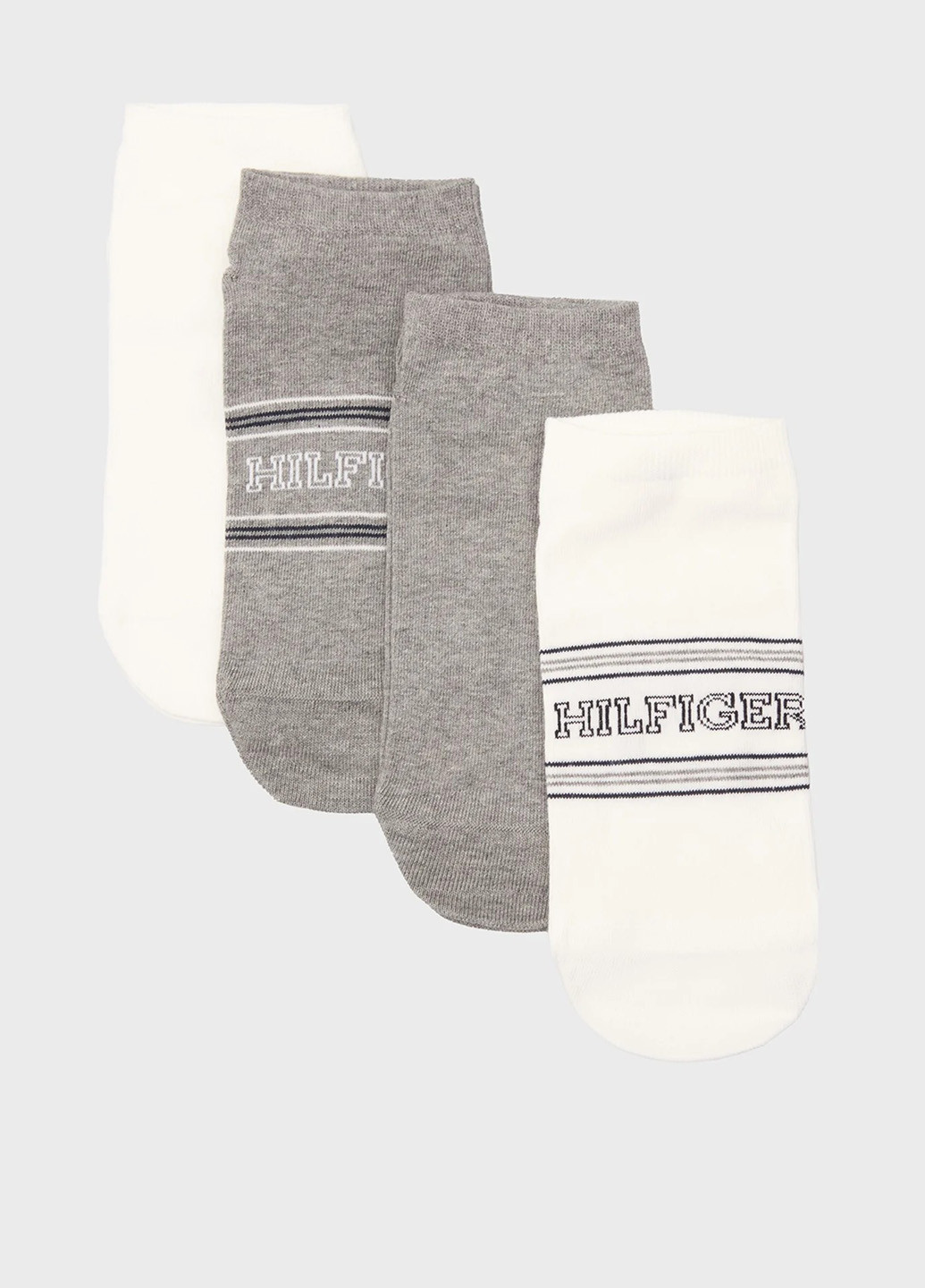 Серые носки (4 пары) Tommy Hilfiger логотипы (347149719)